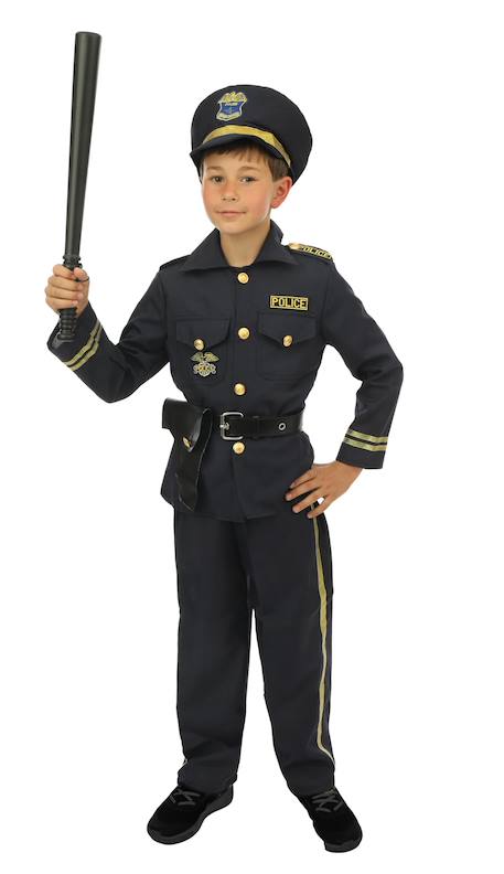 Déguisement enfant policier gilet, pantalon et ceinture Noir 1 - vertbaudet enfant 