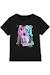 T-shirt huntrix scrapbook Kpop Demon Hunters Noir 1 - vertbaudet enfant 