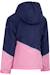 Veste imperméable à capuche motif/style blocs de couleurs ottile Bleu saphir 2 - vertbaudet enfant 