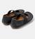 Ballerines souples fille smooth leather right Marin+Noir 9 - vertbaudet enfant 