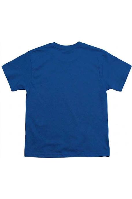 T-shirt Superman style bouclier usé en coton Bleu roi+Rose 2 - vertbaudet enfant 