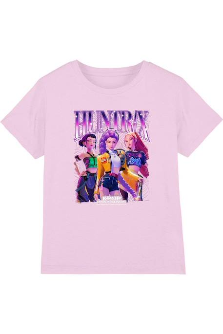 T-shirt K-pop Demon hunters Anthracite+Bleu marine+Noir+Rose 13 - vertbaudet enfant 