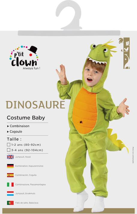 Déguisement enfant dinosaure avec queue Vert 2 - vertbaudet enfant 