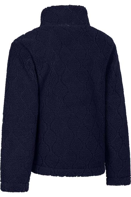 Veste polaire à col montant et poche contrastée sur poitrine southford Bleu marine 2 - vertbaudet enfant 