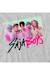 T-shirt saja boys Kpop Demon Hunters Blanc+Fuchsia+Gris chiné+Rose clair 15 - vertbaudet enfant 
