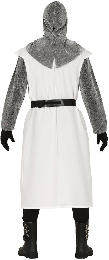 Déguisement enfant templier médiéval avec ceinture Blanc, argent 2 - vertbaudet enfant 