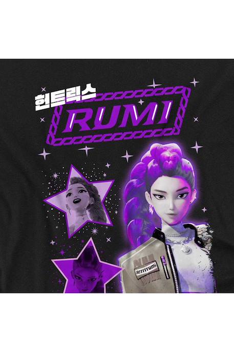T-shirt Rumi huntrix - K-pop Demon Hunters Anthracite+Noir 7 - vertbaudet enfant 