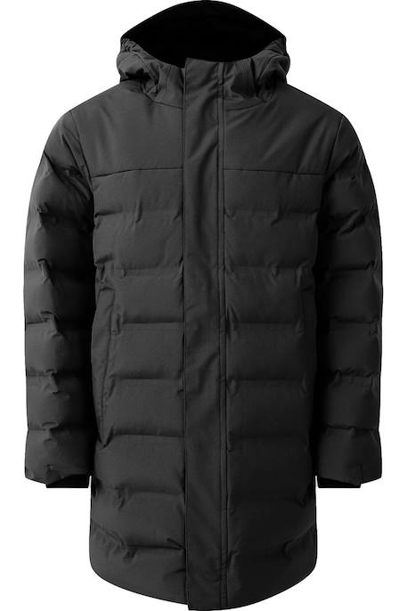 Doudoune chaude et longue pour l'hiver - matelassée à capuche élastique wander Noir 1 - vertbaudet enfant 