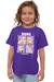 T-shirt Kpop Demon Hunters - Rumi - huntrix Bleu clair+Bleu marine+Rose clair+Violet 22 - vertbaudet enfant 