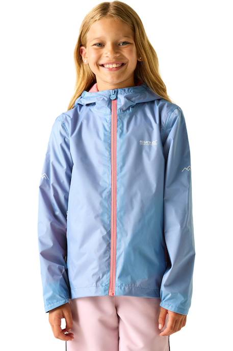 Veste enfant imperméable à capuche  - Respirant, résistante, Léger Bleu+Bleu clair / corail+Bleu marine foncé+Rose pâle+Turquoise pâle 8 - vertbaudet enfant 