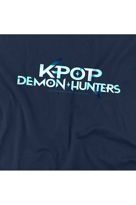 T-shirt enfant K-pop Demon hunters Bleu marine+Charbon+Noir+Violet 2 - vertbaudet enfant 