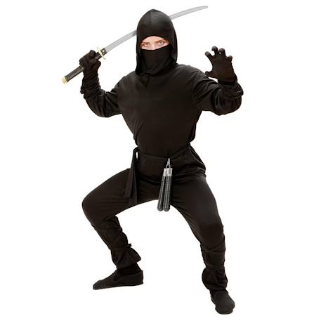 Déguisement enfant garçon ninja Noir 1 - vertbaudet enfant 