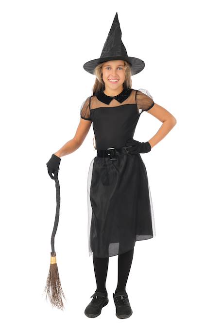 Déguisement enfant fille sorcière Noir 1 - vertbaudet enfant 