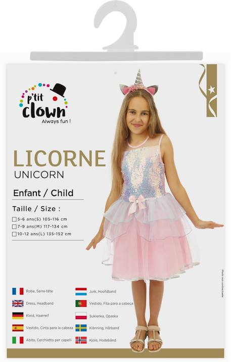 Déguisement enfant fille licorne Rose 2 - vertbaudet enfant 