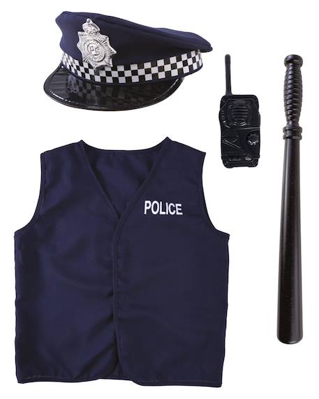 Set de déguisement enfant policier avec gilet Bleu 1 - vertbaudet enfant 