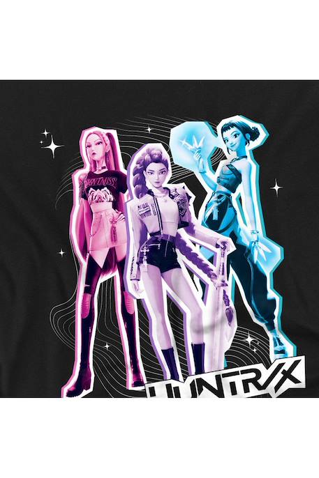 T-shirt huntrix scrapbook Kpop Demon Hunters Noir 3 - vertbaudet enfant 