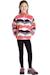 Pull polaire à zip col montant Cobalt+Rose 6 - vertbaudet enfant 