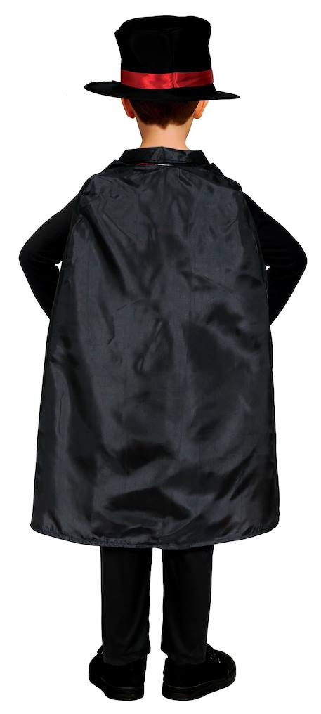 Déguisement enfant garçon magicien effet satin Noir 2 - vertbaudet enfant 