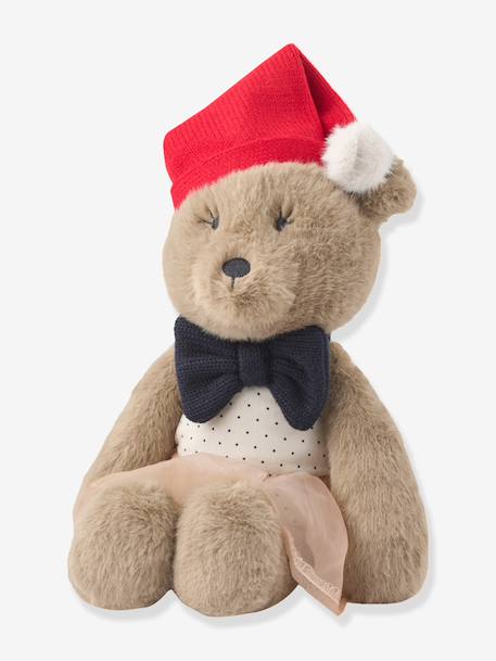 Bodie peluche ourson de Noël beige 1 - vertbaudet enfant 