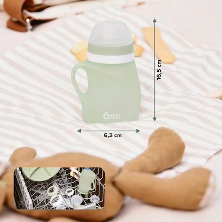 Gourde bébé en silicone Vert 6 - vertbaudet enfant 