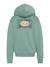 Sweatshirt zippé à capuche imprimé au dos Bleu ciel+Gris chiné+Noir+Orange+Sage kaki 20 - vertbaudet enfant 