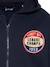 Sweatshirt zippé à capuche Bleu marine+Kaki+Noir+Rouge 3 - vertbaudet enfant 