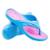 Tongs enfant ilama Bleu saphir / fuchsia 4 - vertbaudet enfant 