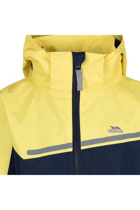 Veste imperméable garçon à capuche submerged Bleu marine / jaune+Vert / bleu marine 3 - vertbaudet enfant 