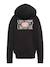 Sweatshirt zippé à capuche imprimé au dos Bleu ciel+Gris chiné+Noir+Orange+Sage kaki 12 - vertbaudet enfant 