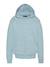 Sweatshirt zippé à capuche imprimé au dos Bleu ciel+Gris chiné+Noir+Orange+Sage kaki 1 - vertbaudet enfant 