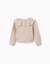 Cardigan en mélange de laine avec maxi col you&me - collection Noël Beige clair 3 - vertbaudet enfant 