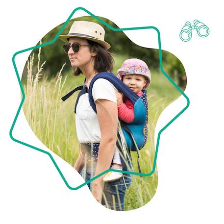 Porte bébé easy & go Bleu 2 - vertbaudet enfant 