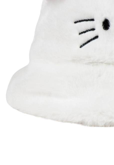 Chapeau bob en peluche pour enfant Hello Kitty Blanc 5 - vertbaudet enfant 