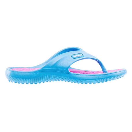 Tongs enfant ilama Bleu saphir / fuchsia 1 - vertbaudet enfant 