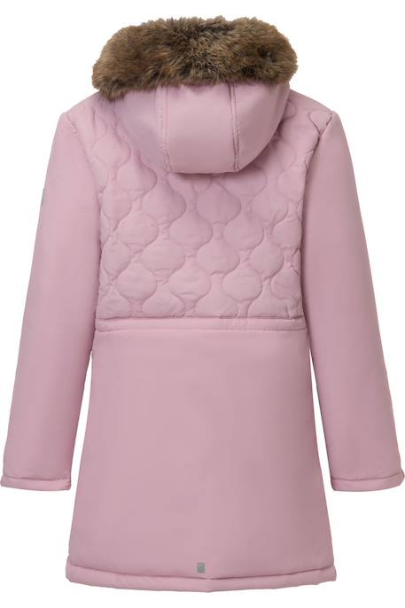 Doudoune longue / Veste matelassée à capuche fille Bleu marine+Kaki foncé+Lilas clair+Noir 15 - vertbaudet enfant 