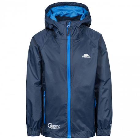 Qikpac veste imperméable repliable coton égyptien Bleu aquatique+Bleu marine+Noir+Rose 5 - vertbaudet enfant 