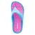Tongs enfant ilama Bleu saphir / fuchsia 2 - vertbaudet enfant 