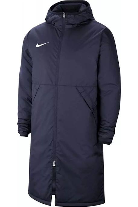 Manteau long hiver enfant - Parka longue coupe vent à capuche Bleu marine+Noir 1 - vertbaudet enfant 