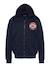Sweatshirt zippé à capuche Bleu marine+Kaki+Noir+Rouge 1 - vertbaudet enfant 