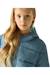 Doudoune fille Veste matelassée à capuche Halkner Bleu+Noir+Rose violet 6 - vertbaudet enfant 