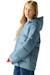 Doudoune fille Veste matelassée à capuche Halkner Bleu+Noir+Rose violet 1 - vertbaudet enfant 