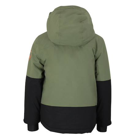 Blouson de ski avec capuche ebony garçon Bleuorage+Kaki+Taupe 8 - vertbaudet enfant 