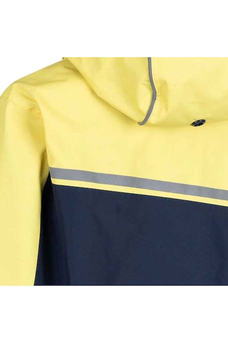 Veste imperméable garçon à capuche submerged Bleu marine / jaune+Vert / bleu marine 5 - vertbaudet enfant 