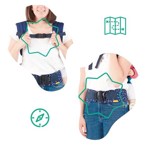 Porte bébé easy & go Bleu 4 - vertbaudet enfant 