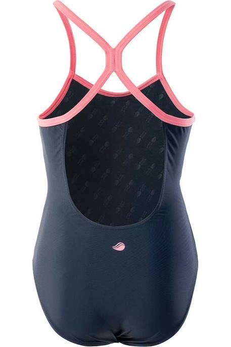 Maillot de bain 1 pièce fille velanti Myrtille / corail rose 2 - vertbaudet enfant 