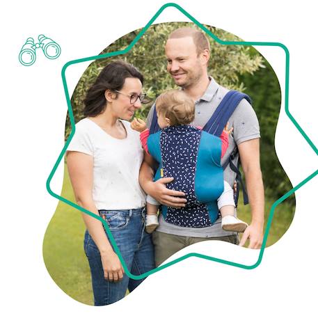 Porte bébé easy & go Bleu 6 - vertbaudet enfant 