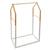 Portant à vêtements en bois - maison Blanc 2 - vertbaudet enfant 