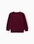 Pull en mélange de laine avec détails torsadés you&me Rouge foncé 2 - vertbaudet enfant 