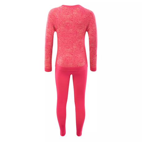 Ensemble sous-vêtements thermiques fille grar ii Bleu foncé / chèvrefeuille+Framboise 5 - vertbaudet enfant 