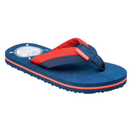Tongs enfant aquatro Mer de gibraltar / rouge vif 1 - vertbaudet enfant 